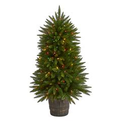 5ft. Sierra Fir Artificial Christmas Tree with 200 Multicolored Lights