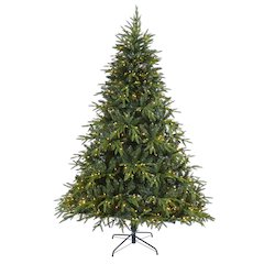 7.5ft. Colorado Mountain Fir Artificial Christmas Tree with 600 Clear LED Lights