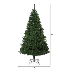7.5ft. Northern Tip Pine Artificial Christmas Tree with 400 Clear LED Lights