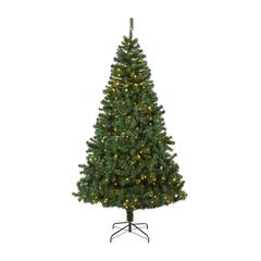 8ft. Northern Tip Artificial Christmas Tree with 450 Clear LED Lights