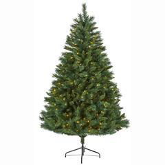 6ft. Rocky Mountain Mixed Pine Artificial Christmas Tree with 300 LED Lights