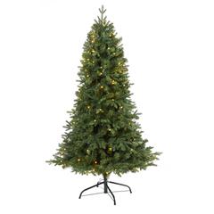 5ft. Vermont Fir Artificial Christmas Tree with 150 Clear LED Lights
