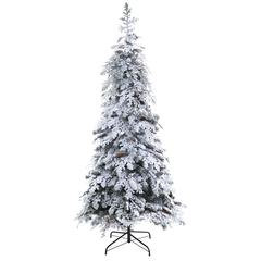 7ft. Flocked Montana Down Swept Spruce Artificial Christmas Tree