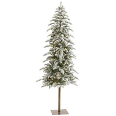 6.5ft. Flocked Washington Alpine Christmas Artificial Tree