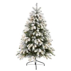 5ft. Flocked South Carolina Spruce Artificial Christmas Tree