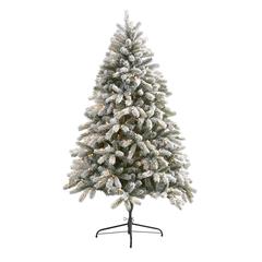 6ft. Flocked South Carolina Spruce Artificial Christmas Tree