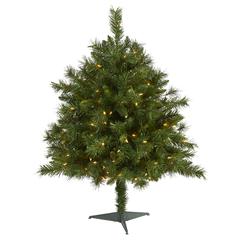 3ft. Wyoming Mixed Pine Artificial Christmas Tree with 150 Clear Lights