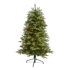 5ft. Snowed Grand Teton Artificial Christmas Tree with 150 Clear Lights