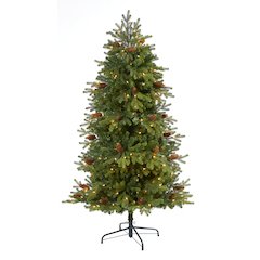5.5ft. Yukon Mountain Fir Artificial Christmas Tree with 250 Clear Lights