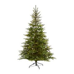 7ft. North Carolina Spruce Artificial Christmas Tree with 931 Bendable Branches