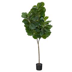6ft. Fiddle Leaf Fig Artificial Tree, Green