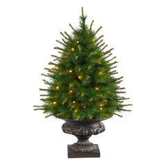 New England Pine Artificial Christmas Tree with 50 Clear Lights