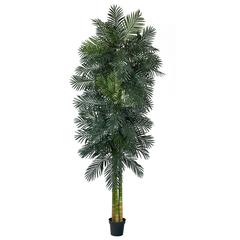 10ft. Triple Stalk Golden Cane Artificial Palm Tree