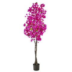 6ft. Bougainvillea Artificial Tree, Purple