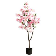 4ft. Cherry Blossom Artificial Tree, Pink