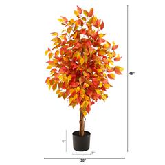 4ft. Autumn Ficus Artificial Fall Tree