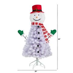 4ft. Snowman Artificial Christmas Tree with 234 Bendable Branches