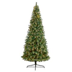 Wisconsin Slim Snow Tip Pine Artificial Christmas Tree