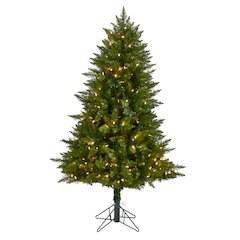 5ft. Vermont Spruce Artificial Christmas Tree with 250 Color Changing LED Lights