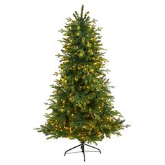 Montreal Spruce Artificial Christmas Tree with 450 Warm White LED Lights