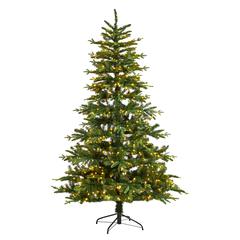 Montreal Spruce Artificial Christmas Tree with 650 Warm White LED Lights