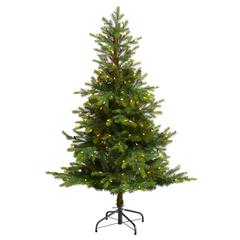 North Carolina Spruce Artificial Christmas Tree with 200 Clear Lights