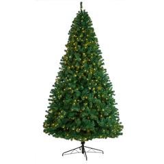 Northern Tip Artificial Christmas Tree with 650 Clear LED Lights
