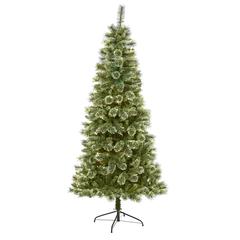 7ft. Wisconsin Slim Snow Tip Pine Artificial Christmas Tree