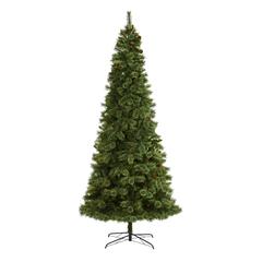 10ft. White Mountain Pine Artificial Christmas Tree with 1875 Bendable Branches