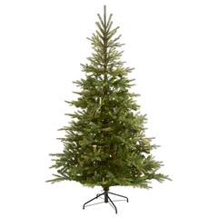 7ft. North Carolina Spruce Artificial Christmas Tree with 931 Bendable Branches