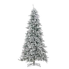 11ft. Flocked Livingston Fir Artificial Christmas Tree with Pine Cones