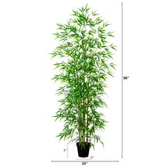 8ft. Artificial Green Bamboo Tree