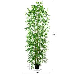 9ft. Artificial Green Bamboo Tree