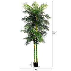 9ft. Artificial Double Golden Cane Palm Tree