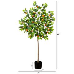 5ft. Artificial Tangerine Tree