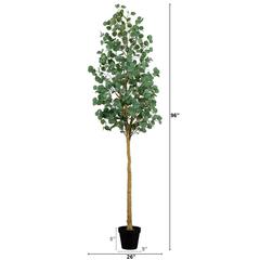 8ft. Artificial Eucalyptus Tree