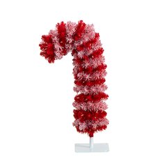30in. Pre-Lit Artificial Candy Cane Christmas Tree with 100 Micro LED Lights