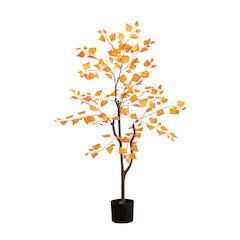 4ft. Autumn Birch Leaf Artificial Fall Tree