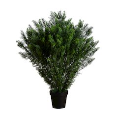 4ft. Artificial Cedar Bush UV Resistant (Indoor/Outdoor)