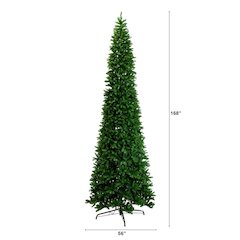 14ft. Artificial Slim Green Mountain Pine Christmas Tree
