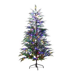 5ft. Pre-Lit Artificial Park City Pine Christmas Tree