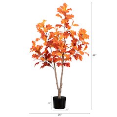 4ft. Autumn Oak Artificial Fall Tree