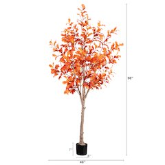 8ft. Autumn Oak Artificial Fall Tree