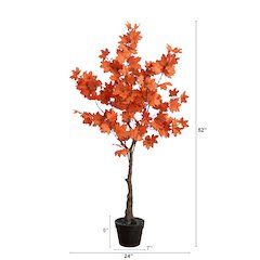 4ft. Autumn Rustic Maple Artificial Fall Tree