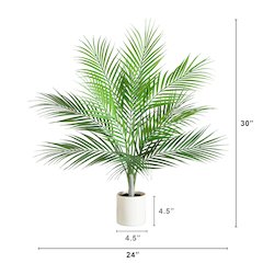 30in. Artificial Palm Tree