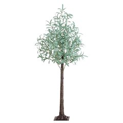 5ft. Lighted Artificial Olive Tree with 300 Warm White LED Lights