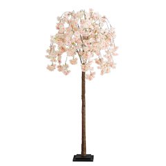 5ft. Lighted Artificial Cascading Cherry Blossom Tree