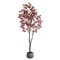 6ft. Artificial Autumn Dogwood Fall Tree in Decorative Planter
