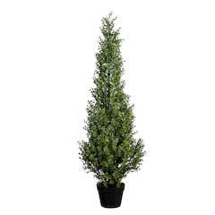 4ft. UV Resistant Artificial Boxwood Topiary Tree (Indoor/Outdoor)