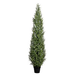 6ft. UV Resistant Artificial Boxwood Topiary Tree (Indoor/Outdoor)